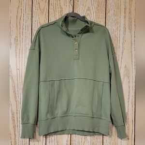Green Pullover Sweatshirt